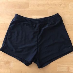 Women’s boyshort swim bottoms, XS